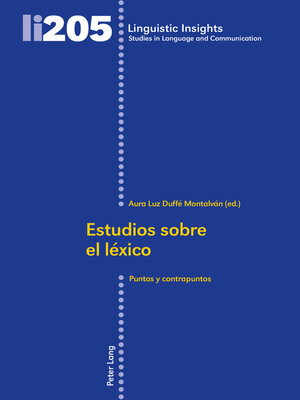 cover image of Estudios sobre el léxico